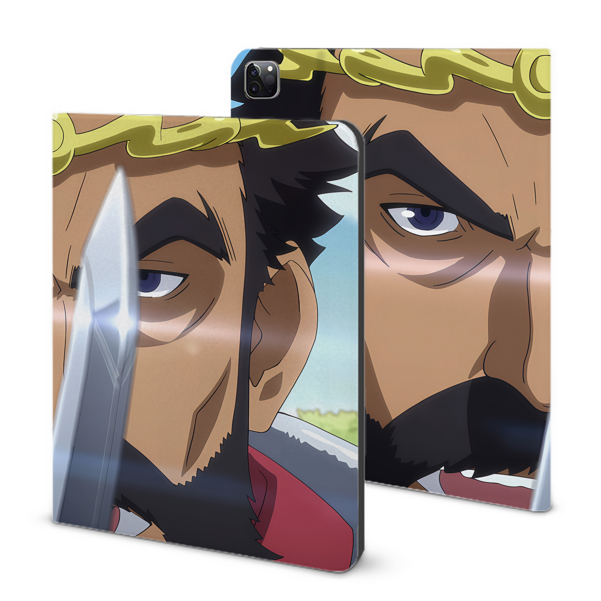 （画像用） 転スラ Regarding Reincarnated to Slime IPad ケース ブック型 PUレザー TPU 耐衝撃 軽量 薄型 ペン収納なし 全面保護 IPad 各モデル対応
